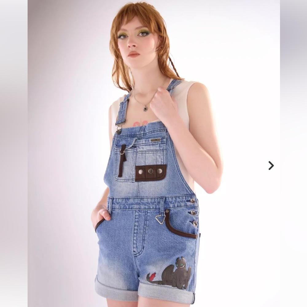 Her Universe How To Train Your Dragon Toothless Utility Shortalls